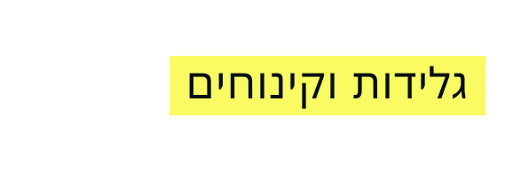 גלידות וקינוחים